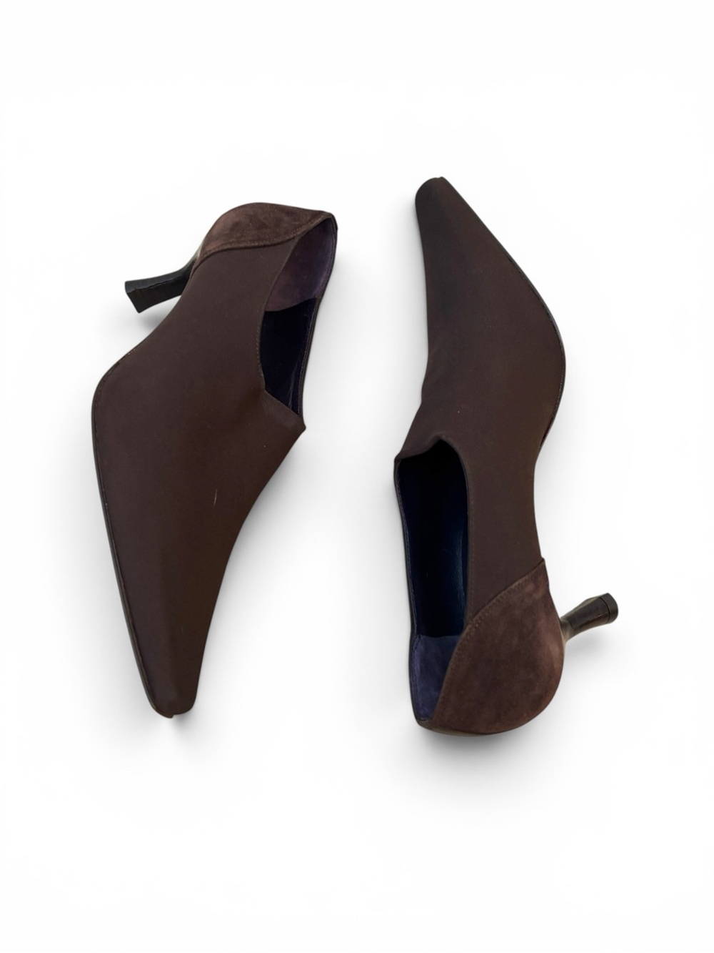 DONALD J PLINER Square toe low heel brown shoes espresso size 6.5 modest shoe